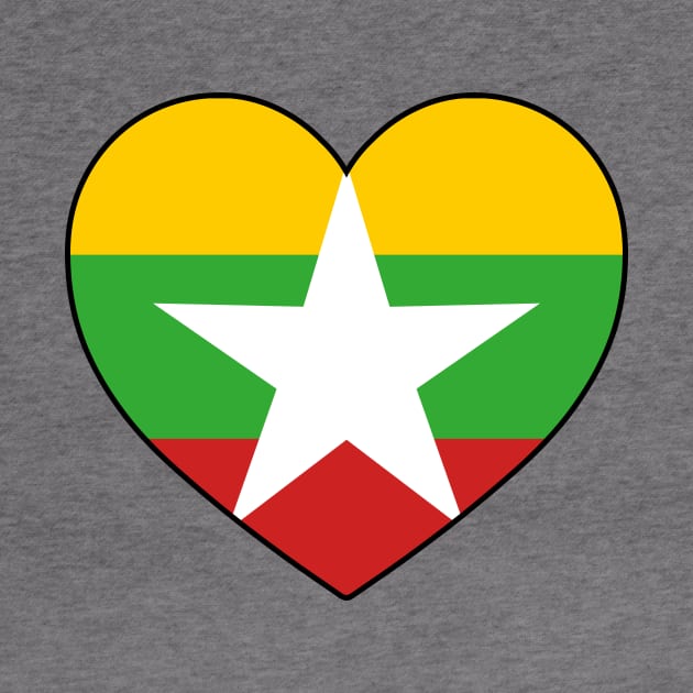 Heart - Myanmar by Tridaak